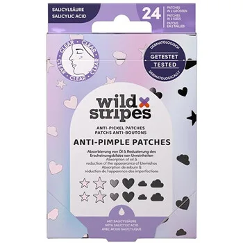 Wild Stripes Hydrocolloid Acne Patches with Salicylic Acid Holo Clear (Anti-Pimple Patches) 24 pcs thumbnail 2
