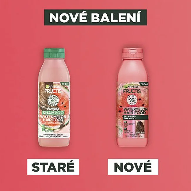 Garnier Fructis Hair Food Watermelon Plumping Shampoo thumbnail 2