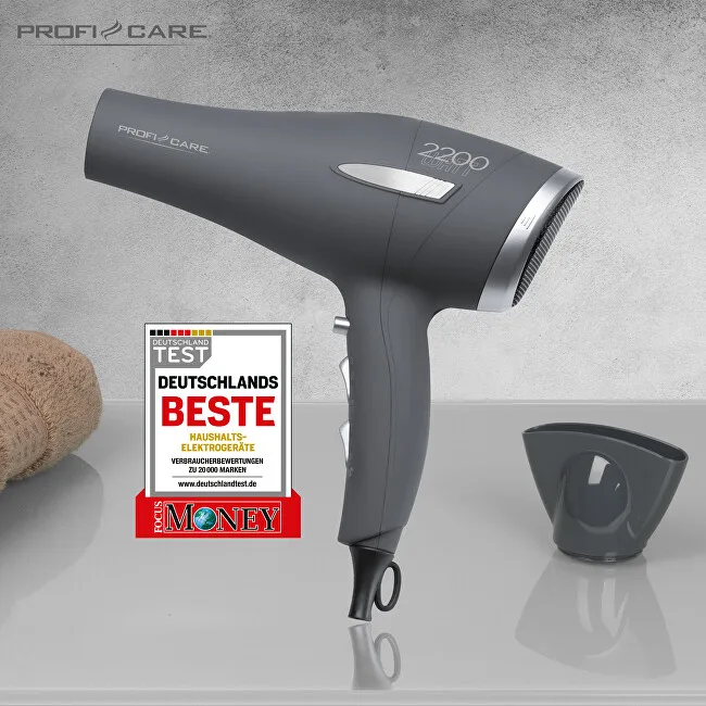 Profi care Professional hair dryer PC-HT 3045 Anthracite thumbnail 4