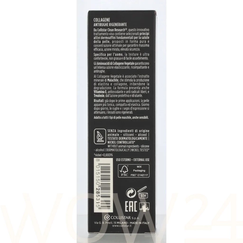 Collistar Uomo attivi puri collagen anti-wrinkle regenerating thumbnail 3