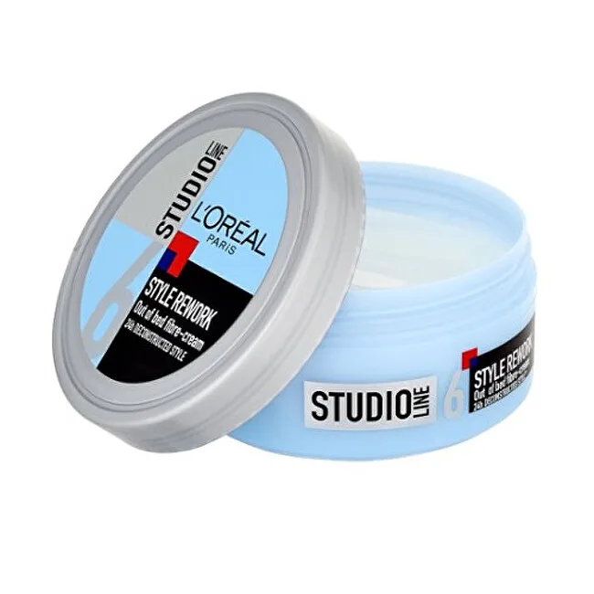 Loreal Studio Line Style Rework Out Of Bed Fibre Cream thumbnail 2