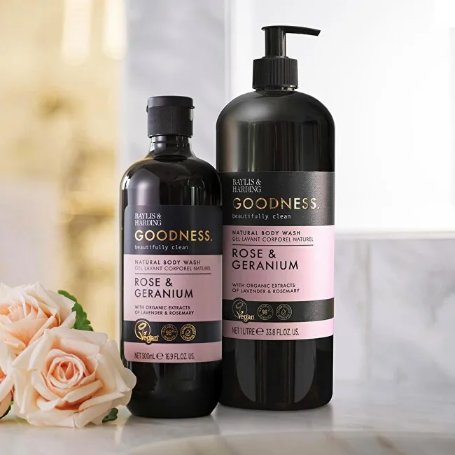 Baylis & Harding Shower gel Rose & Geranium Body Wash thumbnail 2