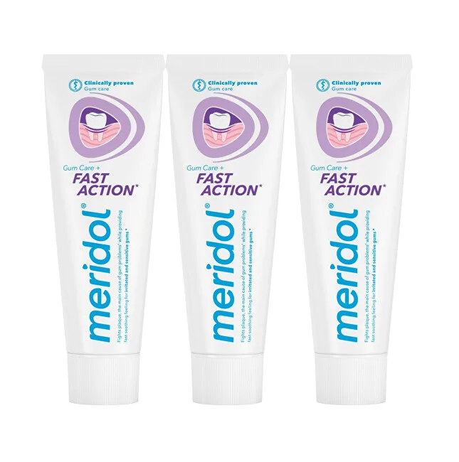 Meridol Fast Action Toothpaste 3 x thumbnail 2