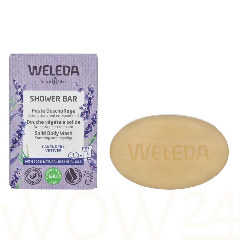 Weleda Shower Bar Lavender + Vetiver thumbnail 4