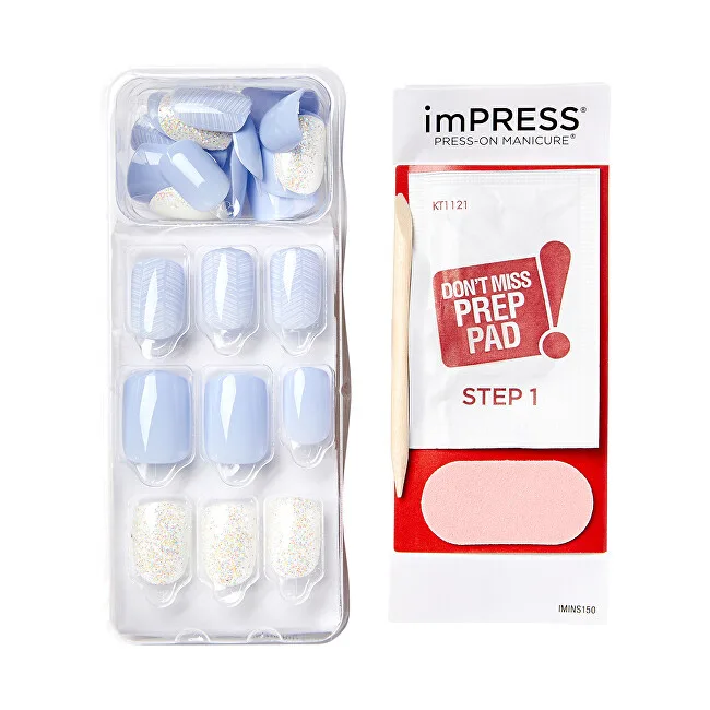 Kiss Kiss Self-adhesive nails imPRESS Nails Lavender Whisper 30 pcs thumbnail 3