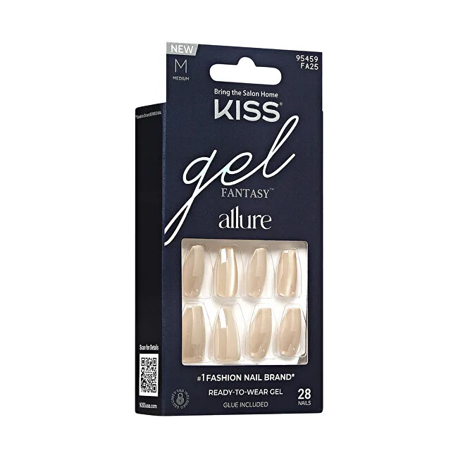 Kiss Gel nails Gel Fantasy Allure (MoonBeam) 28 pcs thumbnail 3