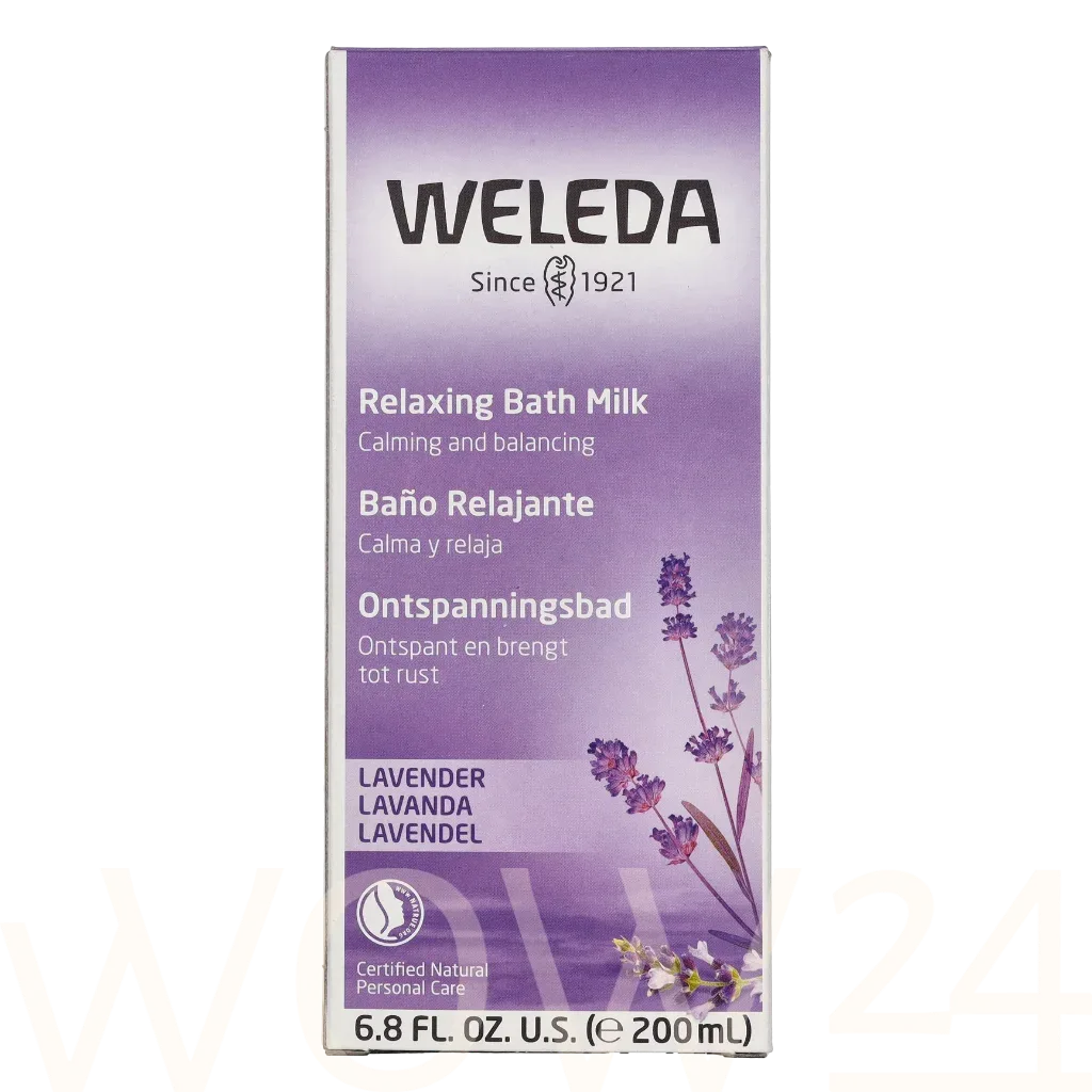 Weleda Lavender relaxing bath milk thumbnail 3