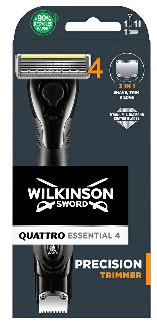 Wilkinson Sword Quattro Essential 4 Precision Trimmer thumbnail 2