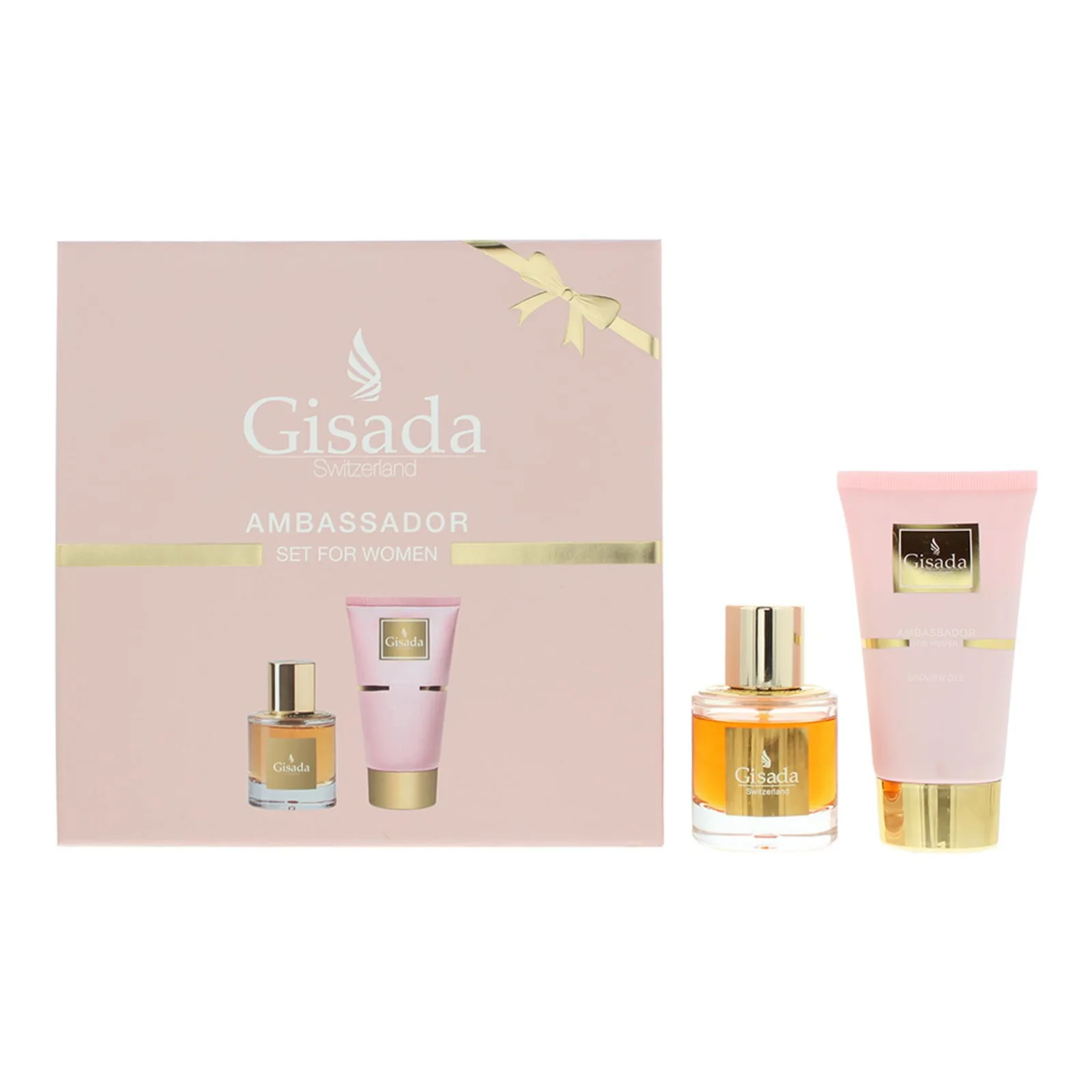 Gisada Set Gisada: Ambassadora, Eau De Parfum, For Women, 50 ml + Ambassador, Cleansing, Shower Gel, All Over Body, All Skin Types, 100 ml thumbnail 3