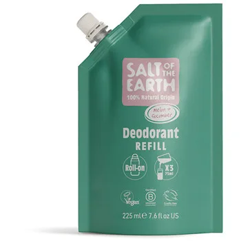 Salt Of The Earth Natural roll-on deodorant Melon & Cucumber Deo Refill thumbnail 2