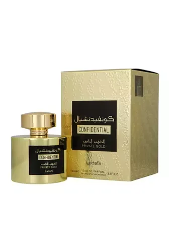 Lattafa perfumes Confidential private gold thumbnail 2