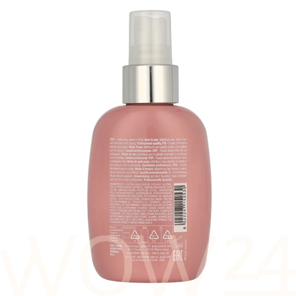 Alfaparf Milano Semi Di Lino Moisture Nutritive Detangling Fluid thumbnail 3