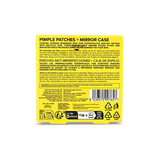 Biovene Pimple Star Patches & Mirror Case 32 pcs Yellow Patches Set thumbnail 5