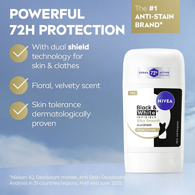 Nivea Black & white invisible silky smooth thumbnail 2