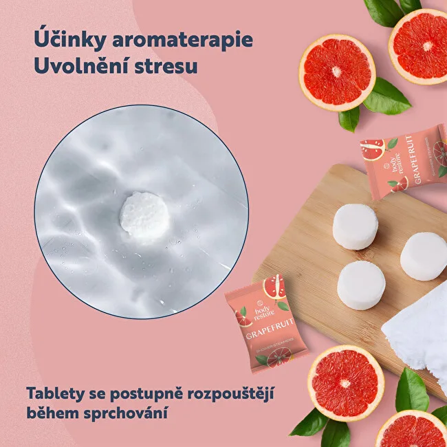 Body Restore Set of aromatic tablets for the shower Grapefruit Shower Steamers 3 pcs thumbnail 8