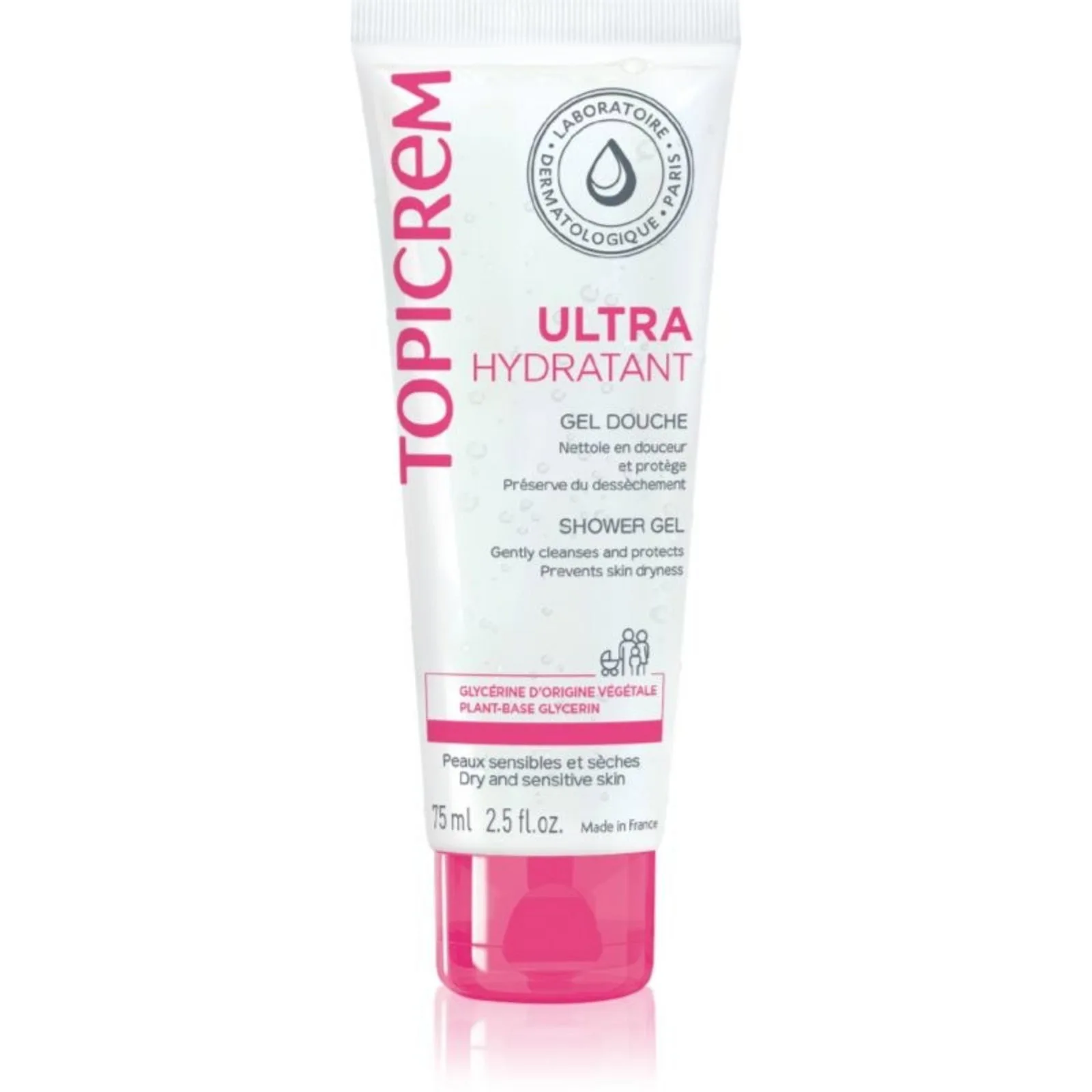 Topicrem Shower gel for sensitive and dry skin Ultra-Moisturizing (Shower Gel) - 75 ml thumbnail 3