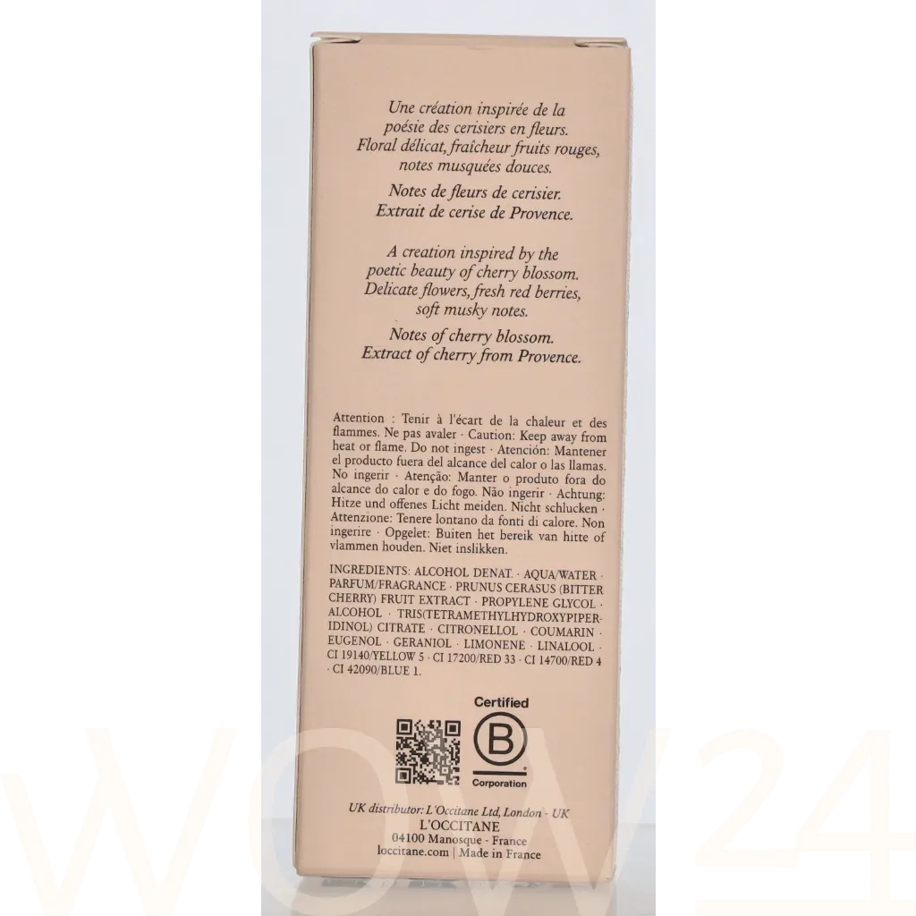 L'occitane L'Occitane Cherry Blossom Edt Spray thumbnail 3