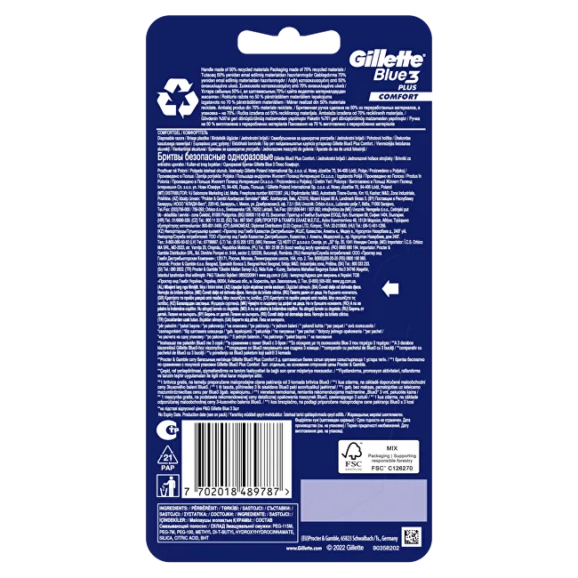 Gillette Blue3 Plus Comfort thumbnail 2