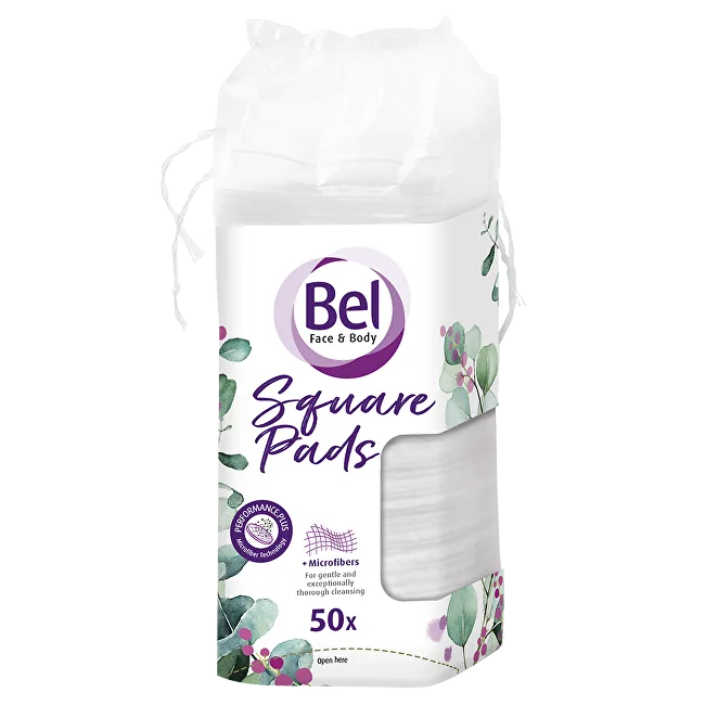 Bel Set of square make-up remover pads Bel Face & Body Cosmetic 3 x 50 pcs thumbnail 3