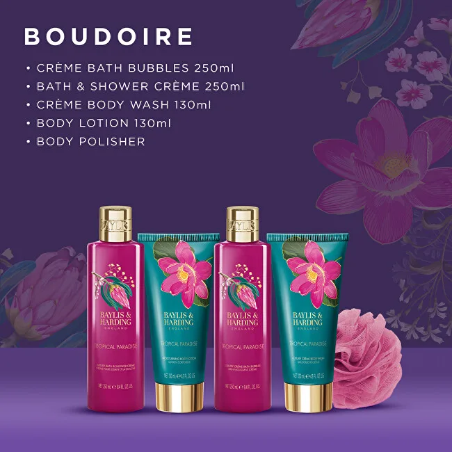 Baylis & Harding Gift set in a Boudoire Tropical Paradise box 5 pcs thumbnail 3