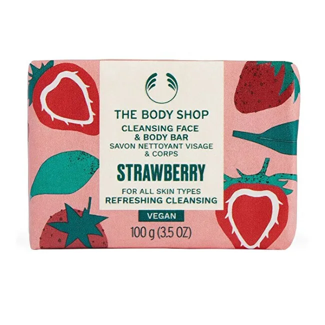 The Body Shop The Body Shop Strawberry Cleansing Face & Body Bar thumbnail 5