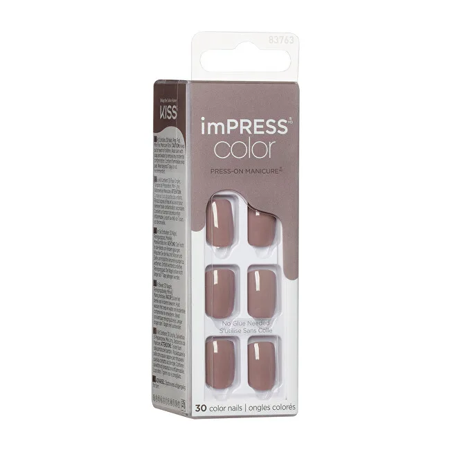 Kiss Kiss Self-adhesive nails imPRESS Color Taupe Prize 30 pcs thumbnail 3