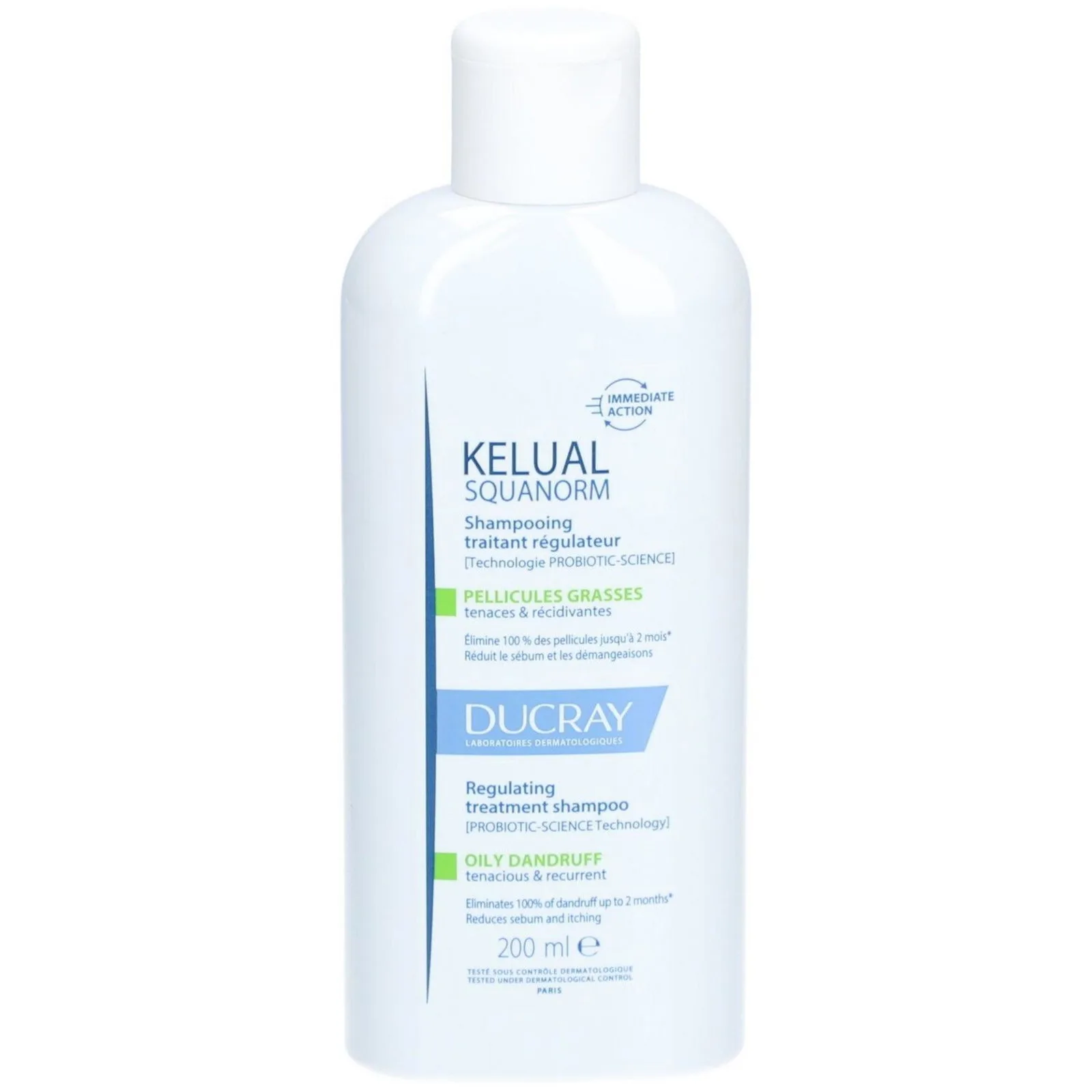 Ducray Shampoo for oily dandruff Kelual Squanorm (Regulating Treatment Shampoo) - 200 ml thumbnail 2