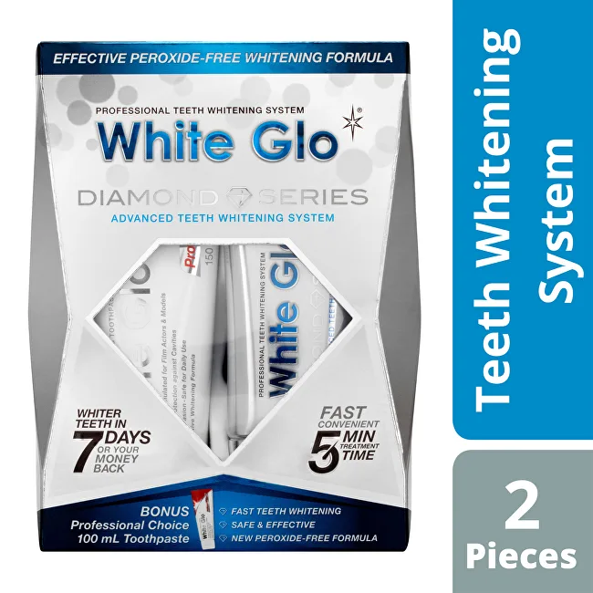 White Glo Diamond series advanced teeth whitening system thumbnail 3