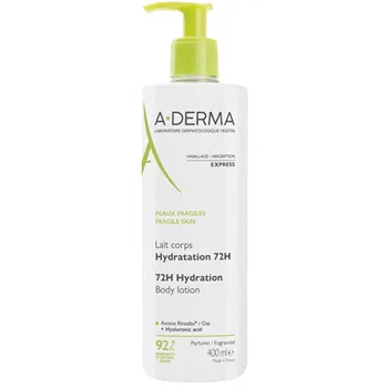 A-Derma 72H Hydration Body Lotion - 400 ml thumbnail 2