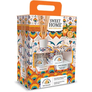 Sweet Home Collection Gift set of aroma diffuser with candle Navelina Orange thumbnail 4