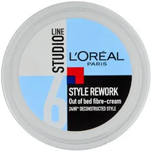 Loreal Studio Line Style Rework Out Of Bed Fibre Cream thumbnail 3