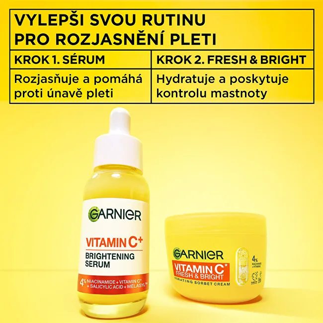 Garnier Vitamin C* Fresh & Bright Sorbet Cream 85 ml thumbnail 7