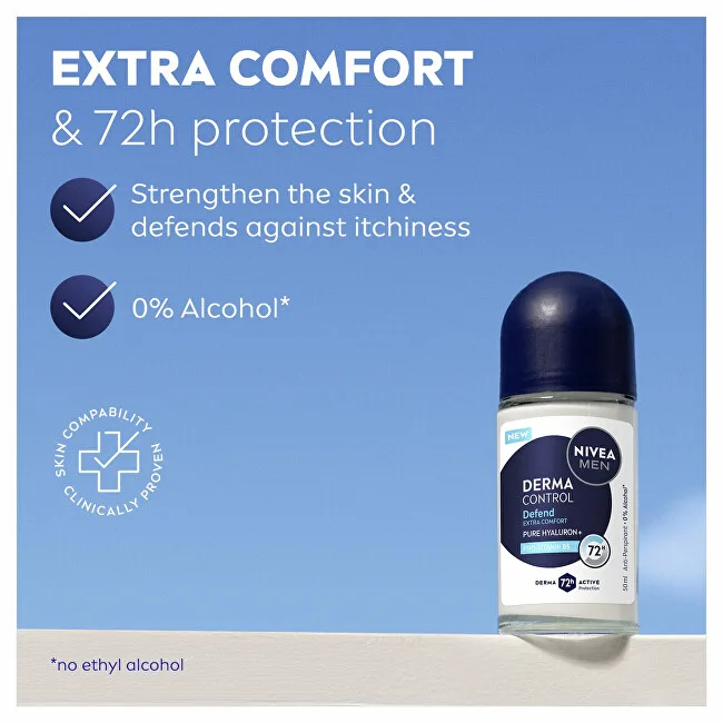 Nivea Roll-on antiperspirant for men Men Derma Control Defend (Antiperspirant) 50 ml thumbnail 2
