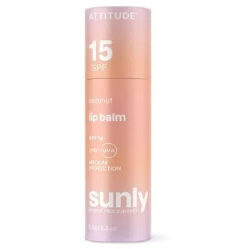 Attitude Mineral protective lip balm with coconut scent SPF 15 (Lip Balm) 8.5 g thumbnail 2