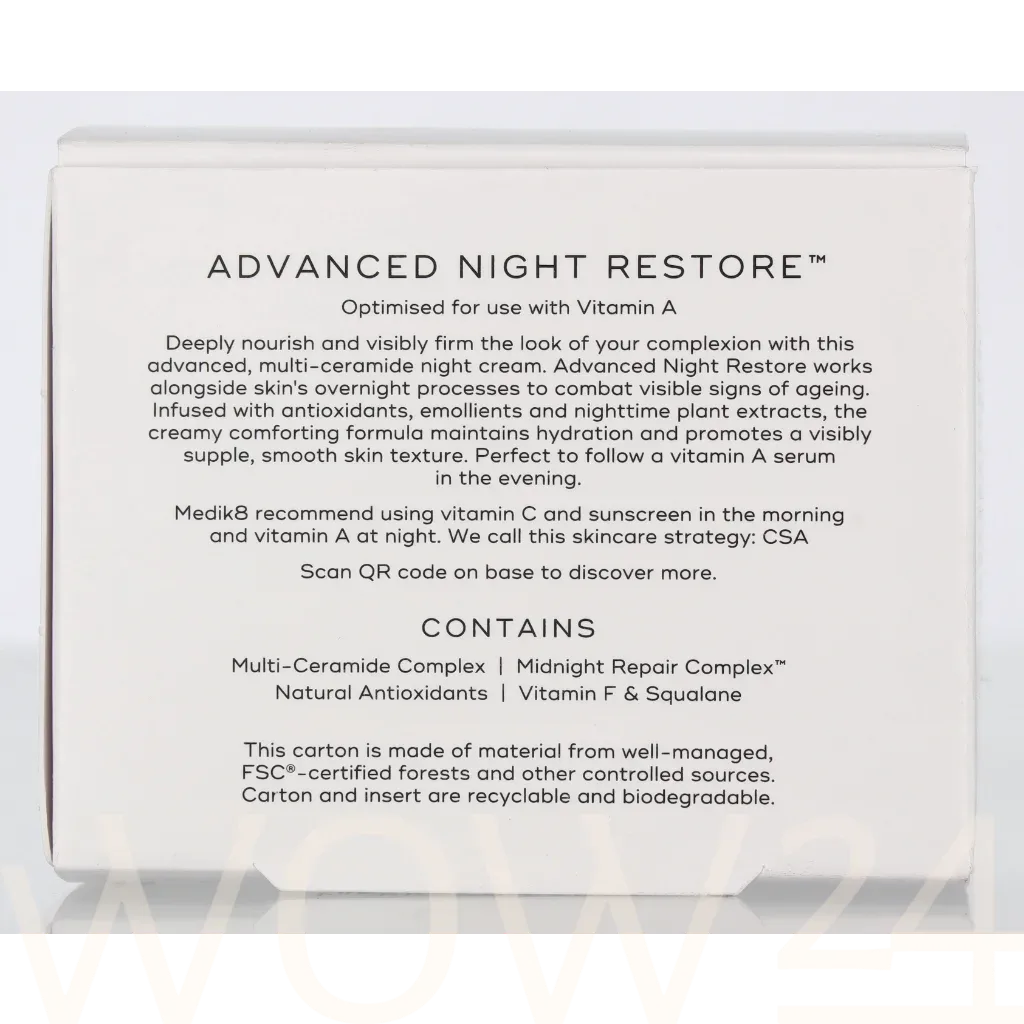 Medik8 Advanced Night Restore Rejuvenating Multi-Ceramide Night Cream thumbnail 3