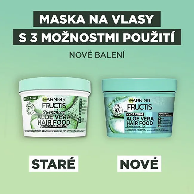 Garnier Fructis Hair Food Aloe Vera Hydrating Mask thumbnail 2