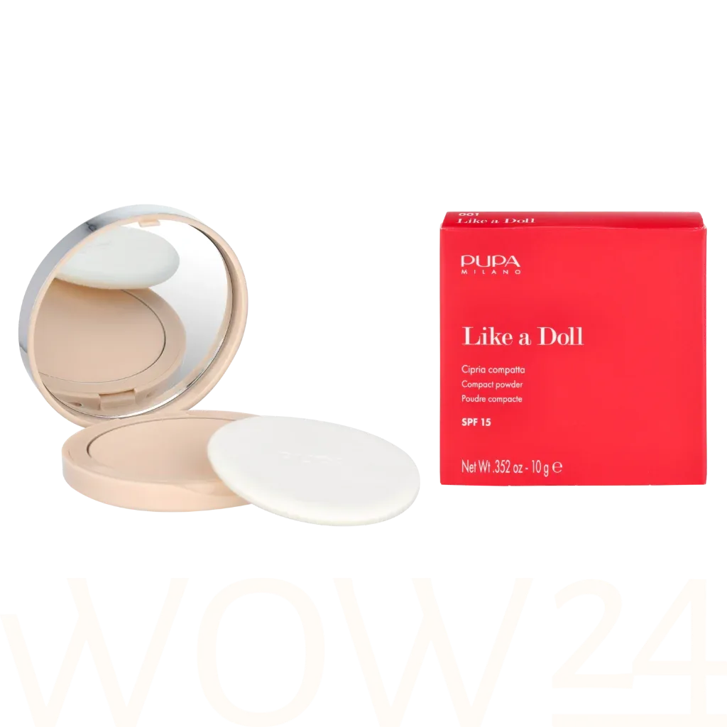Pupa Pupa Like A Doll Nude Skin Compact Powder SPF15 thumbnail 4