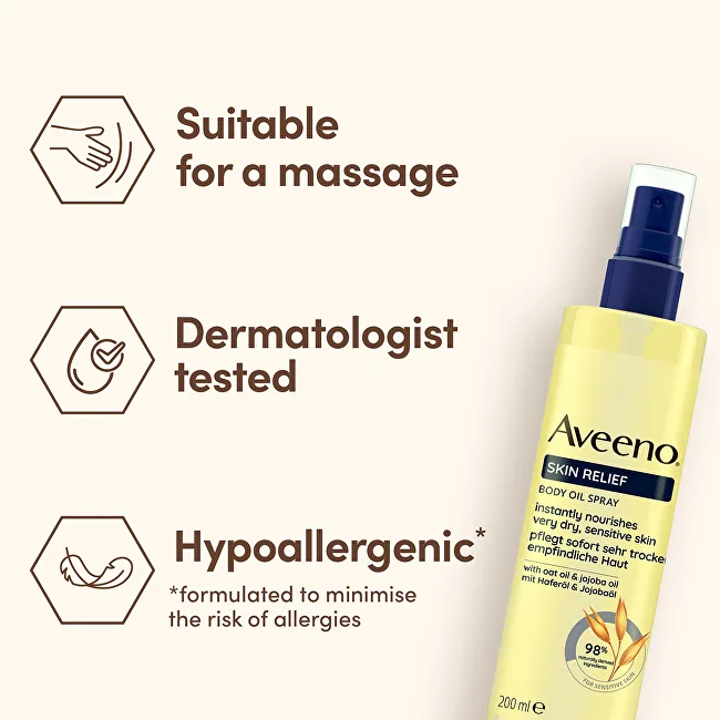 Aveeno Skin Relief Body Oil Spray thumbnail 4