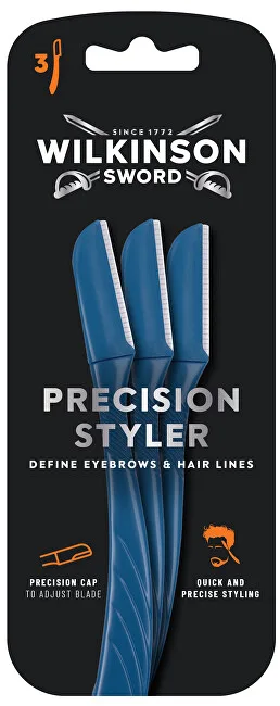 Wilkinson Sword Eyebrow and beard straightener Precision Style r 3 pcs thumbnail 2