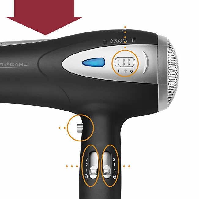 Profi care Professional hair dryer HTD 3113 Black thumbnail 4