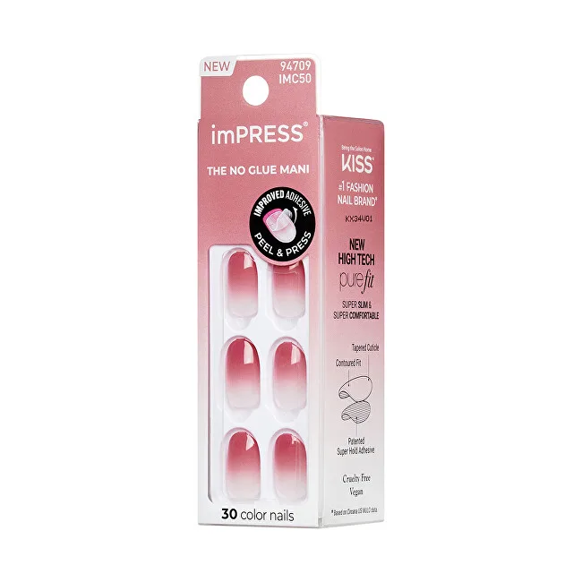 Kiss Self-adhesive nails imPRESS Color Nails (Beat The Heat) 30 pcs thumbnail 4