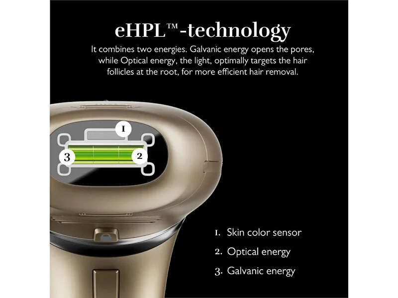 Silk´n Silk´n 7 pulsed laser epilator with flexible Champagne head (600,000 pulses) thumbnail 8