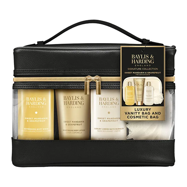 Baylis & Harding Body care gift set in a toiletry bag Mandarin & Grapefruit 5 pcs thumbnail 2