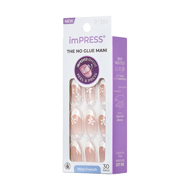 Kiss Kiss Adhesive nails ImPRESS Nails - Fearless 30 pcs thumbnail 2