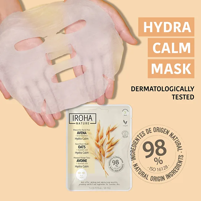 Iroha Oats Hydra Calm Face Sheet Mask thumbnail 3