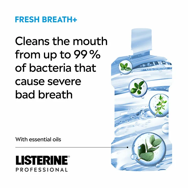 Listerine Mouthwash Professional Fresh Breath+ thumbnail 5