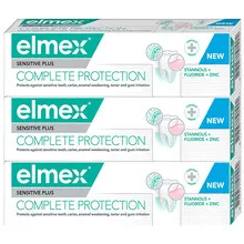 Elmex Toothpaste Sensitiv e Plus Complete Protection Tripack 3 x 75 ml thumbnail 2