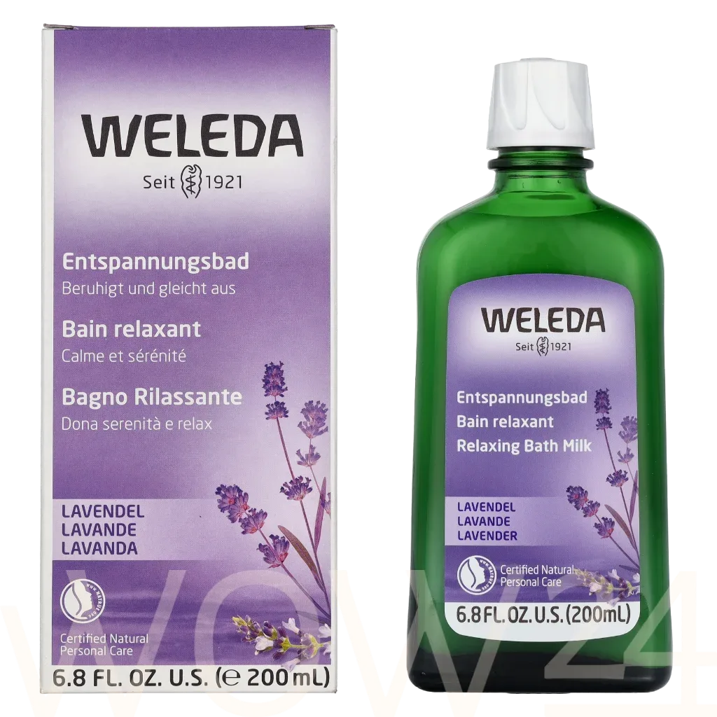Weleda Lavender relaxing bath milk thumbnail 4