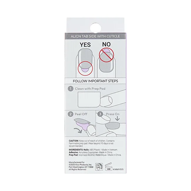 Kiss Self-adhesive nails imPRESS Nails - Happy World 30 pcs thumbnail 3