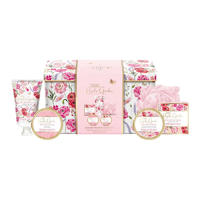 Baylis & Harding Baylis & Harding Body Care Gift Set in Tin - Royale Garden, 5pcs thumbnail 2